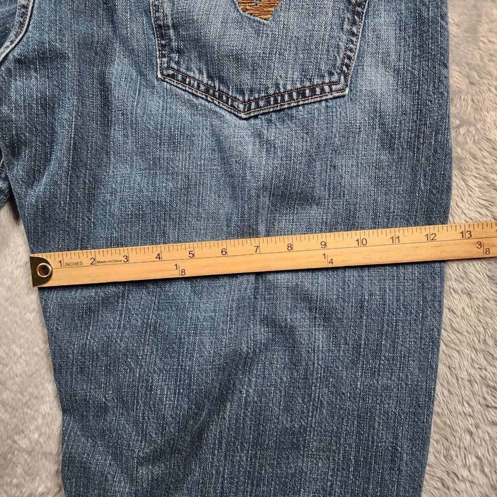 Levis 569 Jeans Mens 38x30 (Fits 36x29) Medium Wash Relaxed Straight Fit Denim